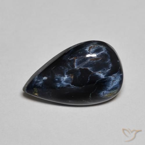 3.82ct طبيعي متعدد الألوان بيترسيت, شكل الكمثرى, غير شفاف