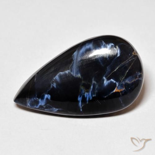 13.53ct طبيعي متعدد الألوان بيترسيت, شكل الكمثرى, غير شفاف