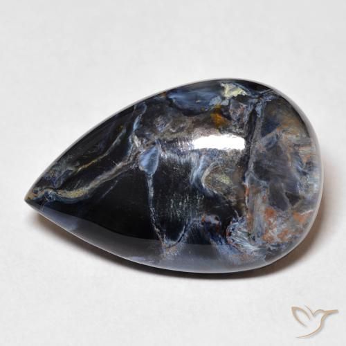 13.01ct طبيعي متعدد الألوان بيترسيت, شكل الكمثرى, غير شفاف