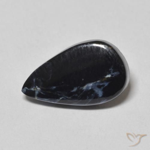 3.60ct طبيعي متعدد الألوان بيترسيت, شكل الكمثرى, غير شفاف