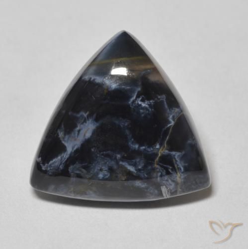 6.87ct طبيعي متعدد الألوان بيترسيت, مثلثى, غير شفاف