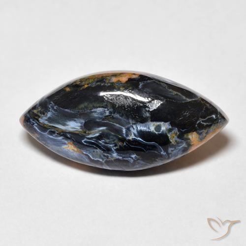 9.05ct طبيعي متعدد الألوان بيترسيت, ماركيز, غير شفاف