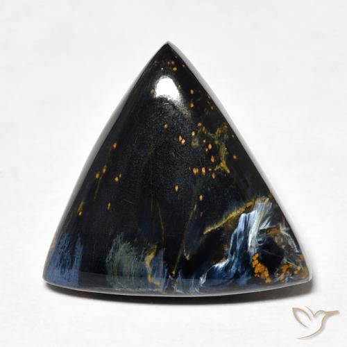 8.02ct طبيعي متعدد الألوان بيترسيت, مثلثى, غير شفاف