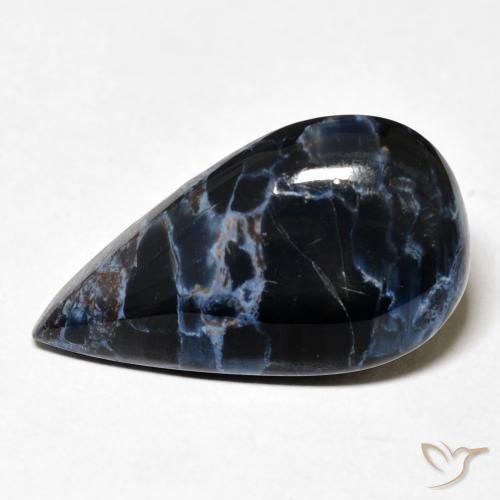 9.10ct طبيعي متعدد الألوان بيترسيت, شكل الكمثرى, غير شفاف