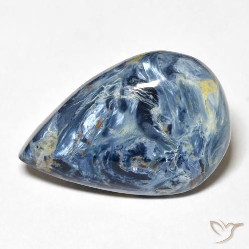 9.09ct طبيعي متعدد الألوان بيترسيت, شكل الكمثرى, غير شفاف