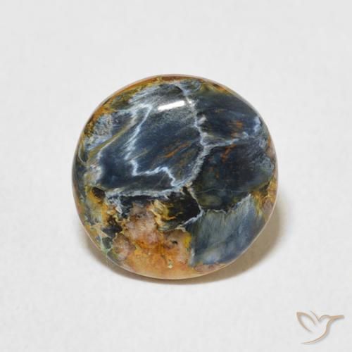 1.40ct طبيعي متعدد الألوان بيترسيت, دائري, غير شفاف