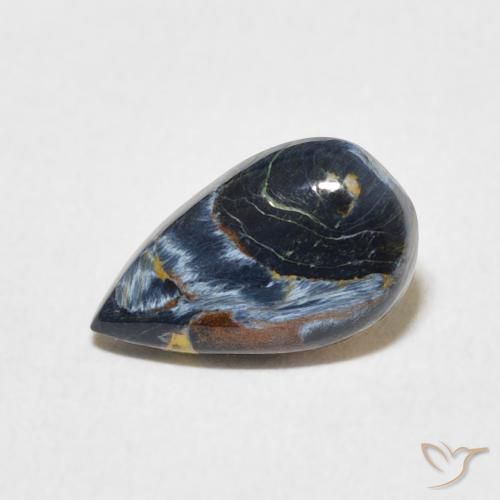 1.32ct طبيعي متعدد الألوان بيترسيت, شكل الكمثرى, غير شفاف