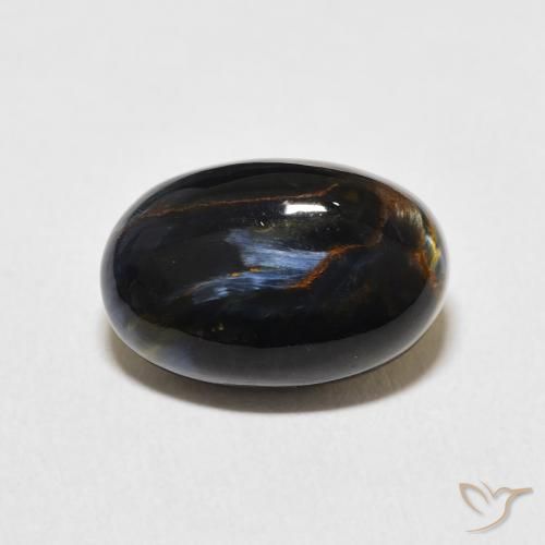 6.38ct طبيعي متعدد الألوان بيترسيت, بيضوي, غير شفاف