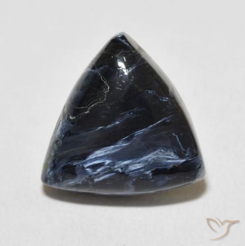 6.46ct طبيعي متعدد الألوان بيترسيت, مثلثى, غير شفاف