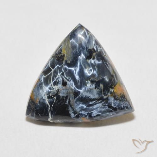 4.62ct طبيعي متعدد الألوان بيترسيت, مثلثى, غير شفاف
