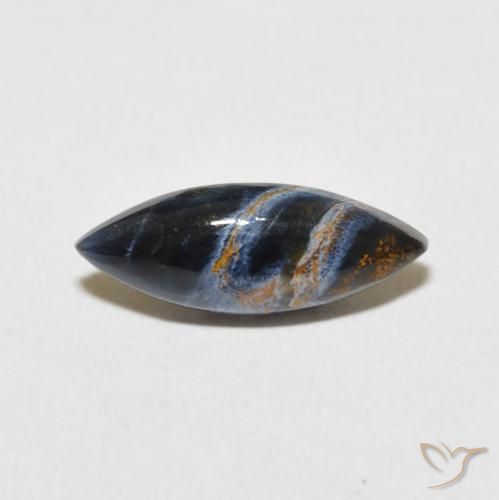 2.11ct طبيعي متعدد الألوان بيترسيت, ماركيز, غير شفاف