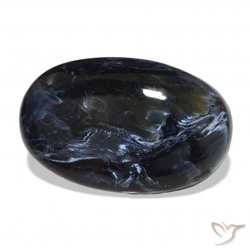 بيترسيت متعدد الألوان طبيعي، بيضوي، 11.58 قيراط، غير شفاف