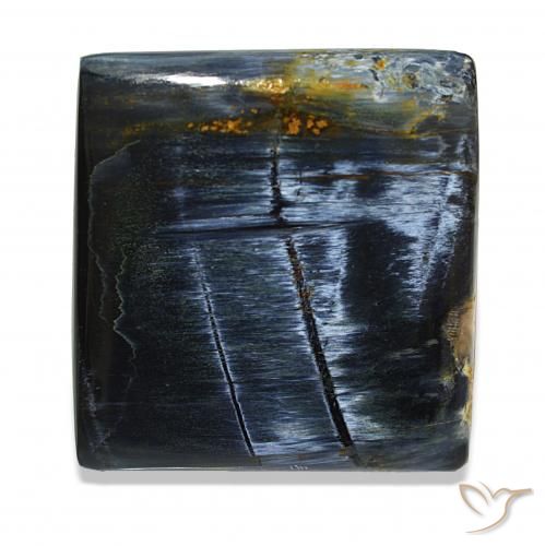 بيترسيت متعدد الألوان طبيعي، مربع، 27.01 قيراط، غير شفاف