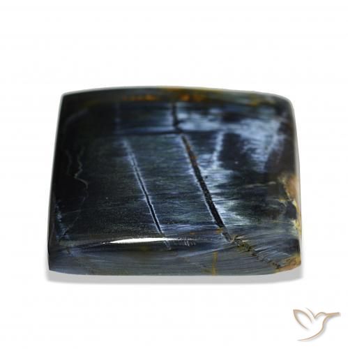 بيترسيت متعدد الألوان طبيعي، مربع، 27.01 قيراط، غير شفاف