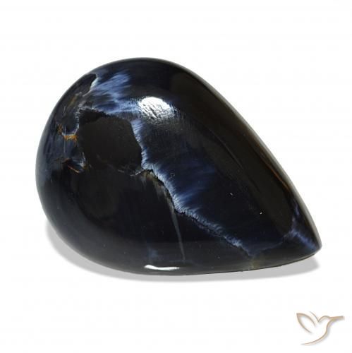 بيترسيت متعدد الألوان طبيعي، شكل الكمثرى، 6.99 قيراط، غير شفاف