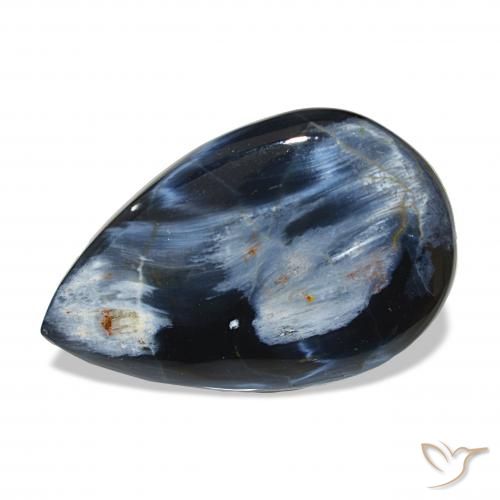 12.13ct طبيعي متعدد الألوان بيترسيت, شكل الكمثرى, غير شفاف, Photo A