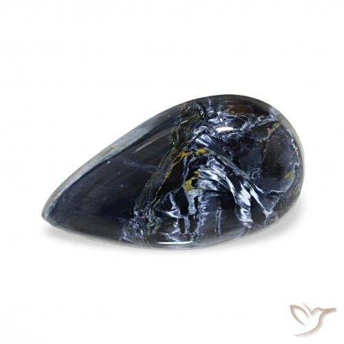 4.29ct متعدد الألوان بيترسيت, شكل الكمثرى, غير شفاف