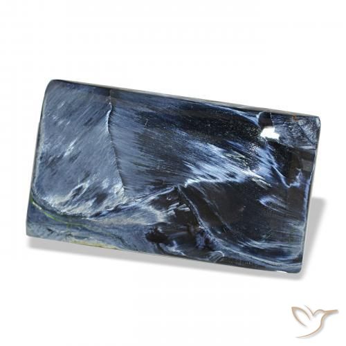 بيترسيت متعدد الألوان طبيعي، باجيت، 13.37 قيراط، غير شفاف