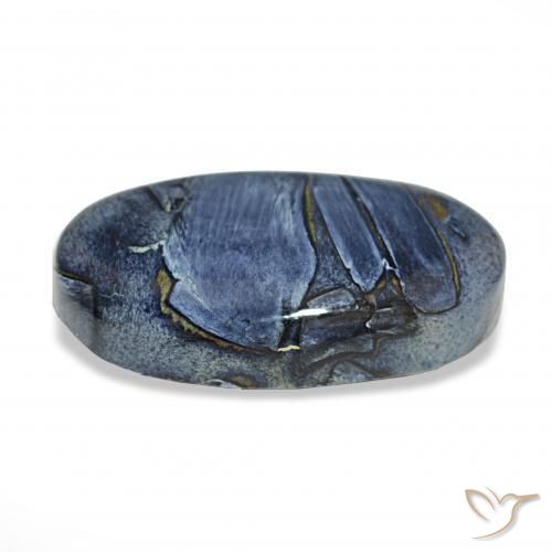 بيترسيت متعدد الألوان طبيعي، بيضوي، 10.40 قيراط، غير شفاف