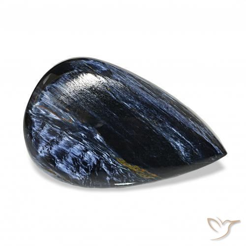 17.84ct متعدد الألوان بيترسيت, شكل الكمثرى, غير شفاف
