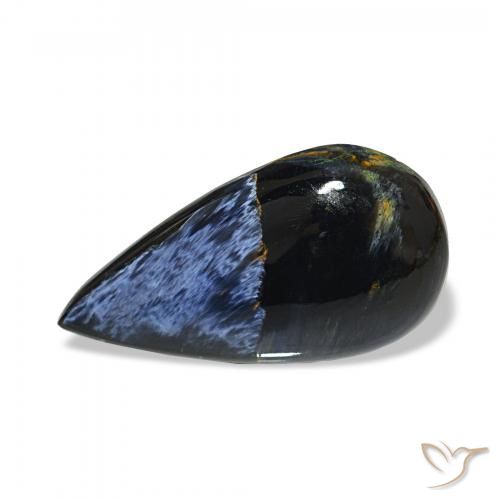 10.10ct متعدد الألوان بيترسيت, شكل الكمثرى, غير شفاف