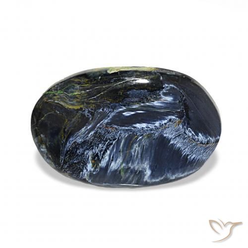 12.70ct متعدد الألوان بيترسيت, بيضوي, غير شفاف