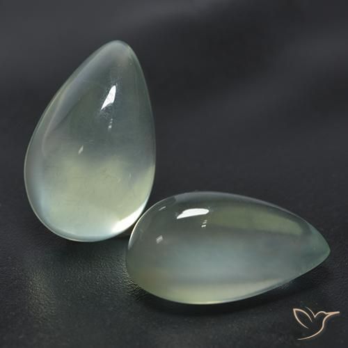 6.55ctw طبيعي Light Yellow Green  بريهنيت, شكل الكمثرى, شفاف