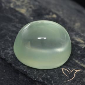 بريهنيت Light Green  طبيعي، بيضوي، 2.61 قيراط، شفاف