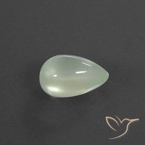 بريهنيت Light Hazel Green    طبيعي، شكل الكمثرى، 2.97 قيراط، شفاف / نصف شفاف
