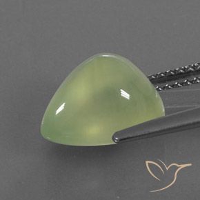 بريهنيت Pale Pear Green  طبيعي، شكل الكمثرى، 4.73 قيراط، شفاف / نصف شفاف
