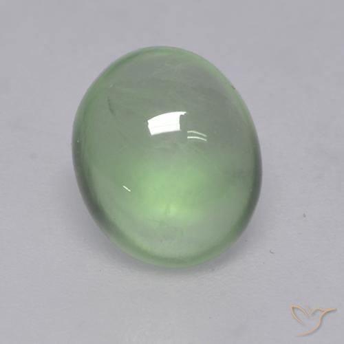1.73ct طبيعي Very Light Green  بريهنيت, بيضوي, شفاف