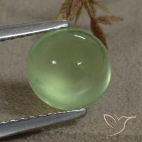 بريهنيت Medium Green  طبيعي، بيضوي، 2.11 قيراط، شفاف