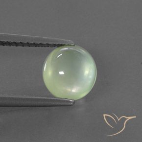 1.86ct طبيعي Yellow Green  بريهنيت, بيضوي, شفاف / نصف شفاف