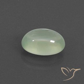 بريهنيت Light Yellowish Green    طبيعي، بيضوي، 3.07 قيراط، شفاف