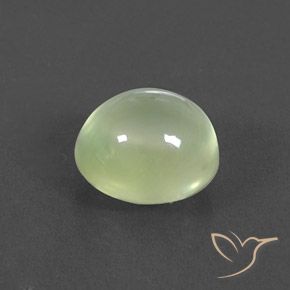 بريهنيت Yellow Green  طبيعي، بيضوي، 3.13 قيراط، شفاف / نصف شفاف