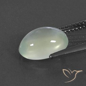 بريهنيت Light Yellow Green  طبيعي، بيضوي، 2.95 قيراط، شفاف