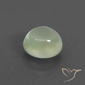 بريهنيت Pale Green  طبيعي، بيضوي، 2.37 قيراط، شفاف / نصف شفاف