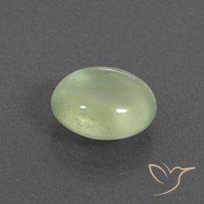 بريهنيت Pale Pear Green  طبيعي، بيضوي، 2.40 قيراط، شفاف / نصف شفاف