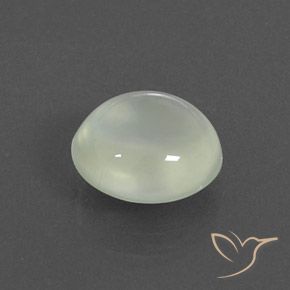 بريهنيت Warm Light Green  طبيعي، بيضوي، 2.83 قيراط، شفاف / نصف شفاف