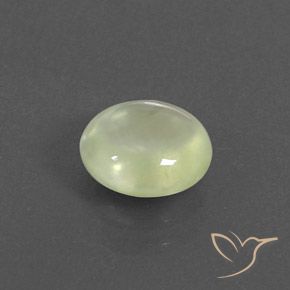 بريهنيت Olive Green  طبيعي، بيضوي، 1.84 قيراط، شفاف