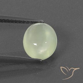 2.01ct طبيعي Medium Green  بريهنيت, بيضوي, شفاف