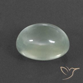 بريهنيت Very Light Green  طبيعي، بيضوي، 2.22 قيراط، شفاف / نصف شفاف