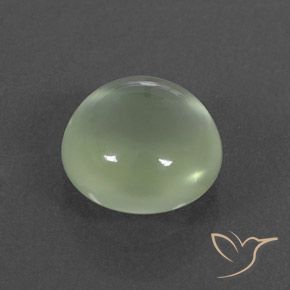 بريهنيت Pale Green  طبيعي، دائري، 1.86 قيراط، شفاف / نصف شفاف