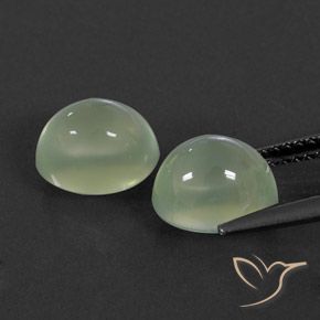 أحجار بريهنيت Yellow Green  طبيعية، بيضوي، شفاف / نصف شفاف، وزنها 5.41 قيراط
