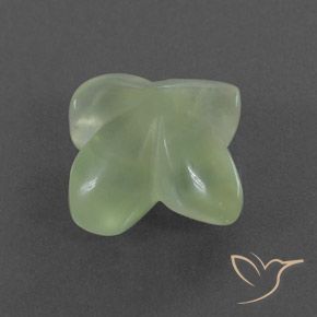 بريهنيت Pale Green  طبيعي، قص وردة، 6.89 قيراط، شفاف / نصف شفاف