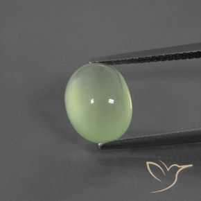 4.00ct طبيعي أخضر أصفر بريهنيت, بيضوي, شفاف