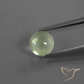 1.73ct طبيعي اخضر فاتح بريهنيت, دائري, شفاف