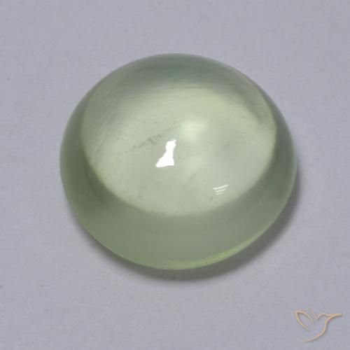 1.73ct طبيعي أخضر فاتح جدا بريهنيت, دائري, شفاف