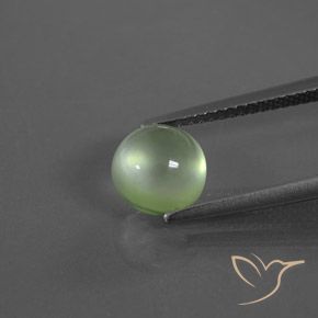 2.34ct طبيعي أخضر كمثرى فاتح بريهنيت, دائري, شفاف