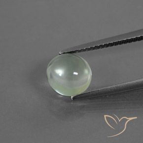 1.98ct طبيعي أخضر فاتح جدا بريهنيت, دائري, شفاف